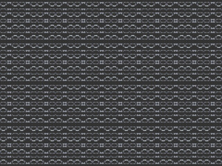 Unique black metal texture steel background. Perforated metal sheet.
