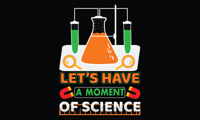 Science T-shirt Design Vector