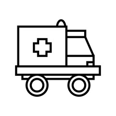 Ambulance Vector Icon