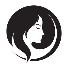 Hair and salon logo images illustration