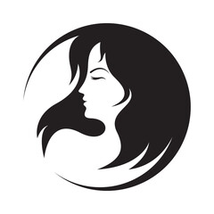 Hair and salon logo images illustration