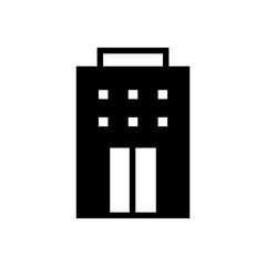 Office icon. black fill icon