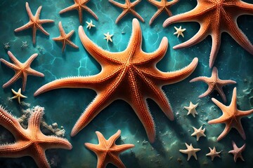 Describe the growth and regeneration of starfish arms when they are damaged or lost. 