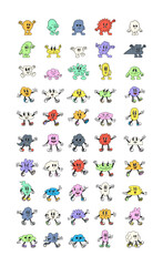 Cloudy Cartoon Characters