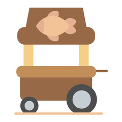 Farmer's Market Flat Multicolor Icon