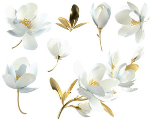 3d-Magnolia-WhiteGold-Luxury