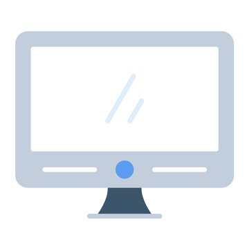 recommend clip art: Computer Flat Multicolor Icon