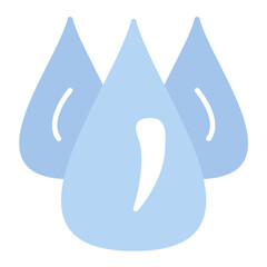 Drop Flat Multicolor Icon