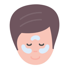 Fototapeta premium Hyperpigmentation Flat Multicolor Icon