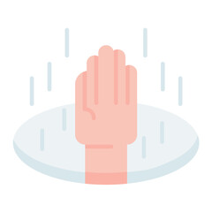 Obraz premium Pitfalls Flat Multicolor Icon