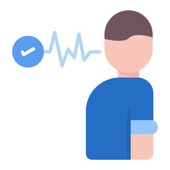 Voice Recognition Flat Multicolor Icon