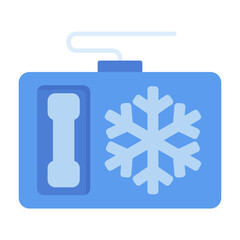 Cold Calling Flat Multicolor Icon