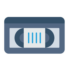 Vhs Tape Flat Multicolor Icon