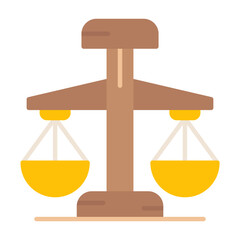 Balance Flat Multicolor Icon
