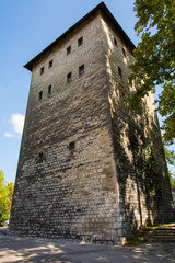 The Captain's Tower in central Bihac in Una-Sana Canton, Federation of Bosnia and Herzegovina....