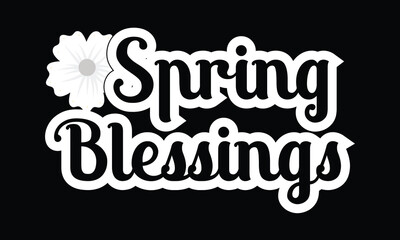 Spring T-shirt Design Vector