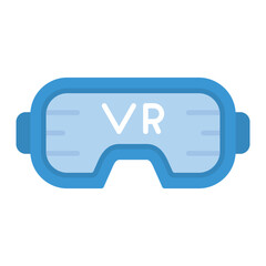 Fototapeta premium Vr Flat Multicolor Icon