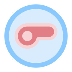 Raw Diet Flat Multicolor Icon