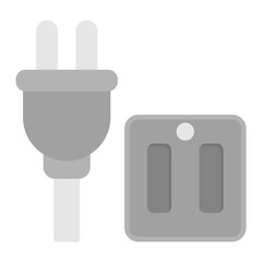 Unplug Devices Flat Multicolor Icon