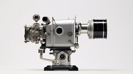 Fototapeta na wymiar Photography of a solitary vintage movie camera