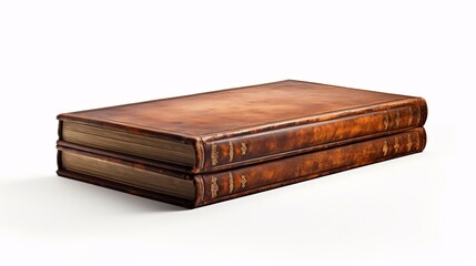 vintage leather bound atlas