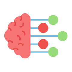 Intelligence Flat Multicolor Icon