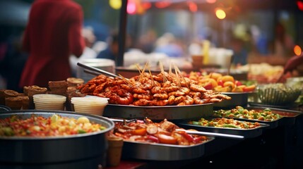 Obraz premium a buffet of food