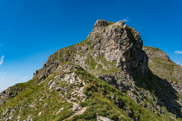 Mountain tour from Entschenkopf to Rubihorn and Gaisalpsee in the Allgau Alps near Reichenbach