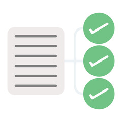 Fototapeta premium Deliverables Flat Multicolor Icon