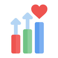 Social Engagement Flat Multicolor Icon