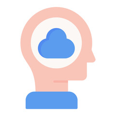 Creative Idea Flat Multicolor Icon