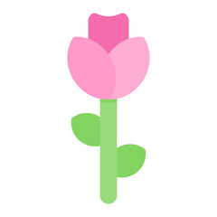 Rosebush Flat Multicolor Icon