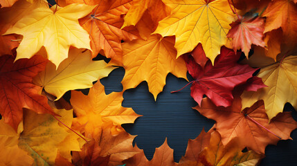 Naklejka na ściany i meble Autumn or fall background.