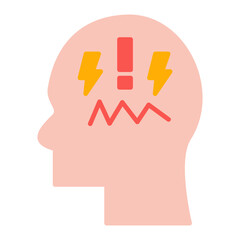 Anger Flat Multicolor Icon