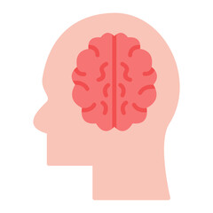 Brain Flat Multicolor Icon