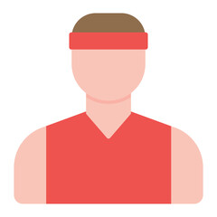 Headband Flat Multicolor Icon