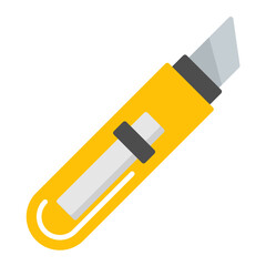 Cutter Flat Multicolor Icon