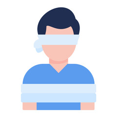 Hostage Flat Multicolor Icon