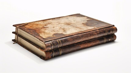 Obraz premium a wooden chest with a white background