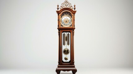 a clock on a stand