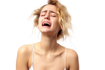 crying female jewe with tank top