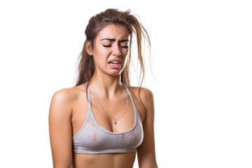 crying female jewe with tank top