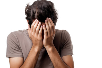 Fototapeta premium Male crying