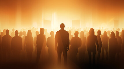 Fototapeta premium Social Awareness Background Image, Empowering Change and Advocacy.