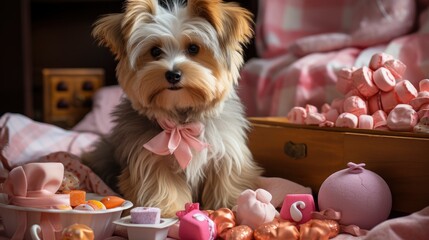 My Valentine Has Paws Dog Lover, Background Image, Desktop Wallpaper Backgrounds, HD