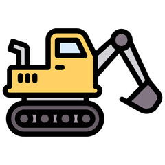 Equipment Outline Color Icon