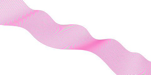 Abstract colorful wave element for design. Digital frequency track equalizer Futuristic colorful blend wave lines on transparent background pink lines vector illustration. Curved wave. Abstract wave 