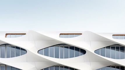 a building with a blue sky