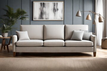 Craft an inviting 3:2 image of a Sleeper Sofa, highlighting its versatility and comfort. 