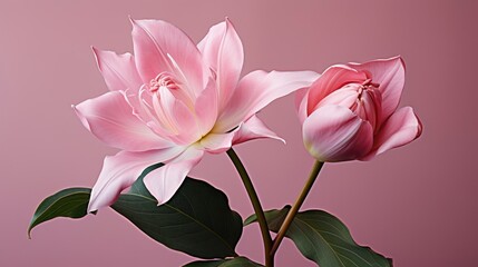 Spring Flowers Pink Tulip, Background Image, Desktop Wallpaper Backgrounds, HD